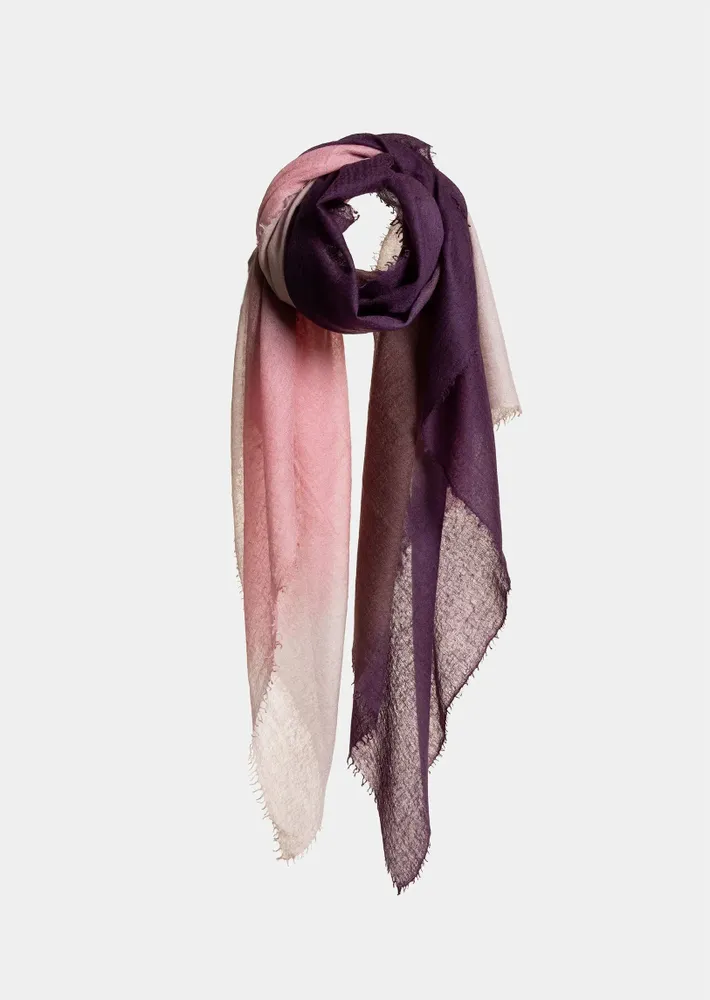 Scarves - SOUFFLE SEMI FELTED DEGRADEE - MIRROR IN THE SKY CASHMERE