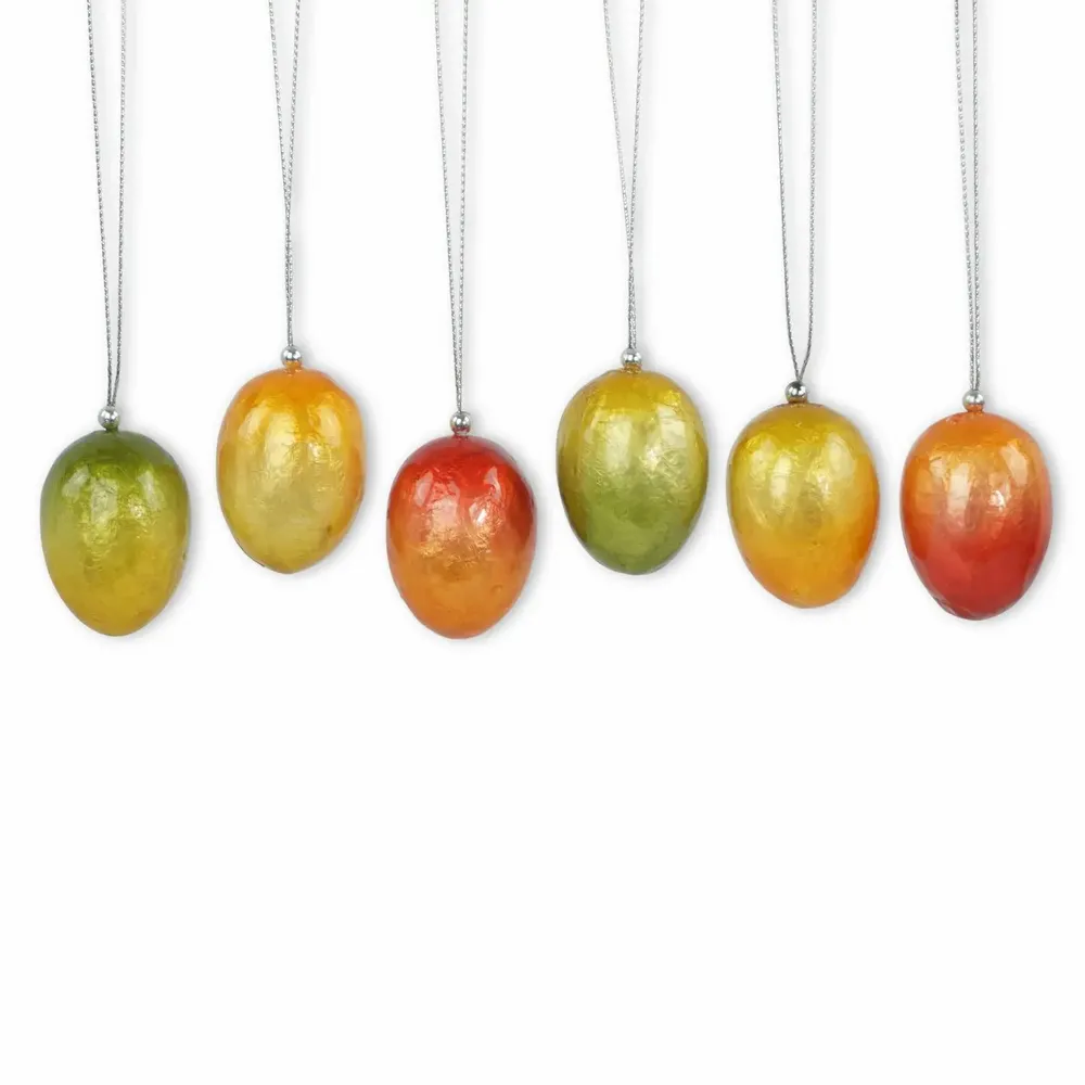 Decorative objects - Egg trims with overlapping colours - KINTA