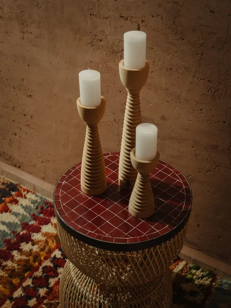 Bougeoirs et photophores  - Bougeoirs Trio Nayel - LOULE INTERIEUR