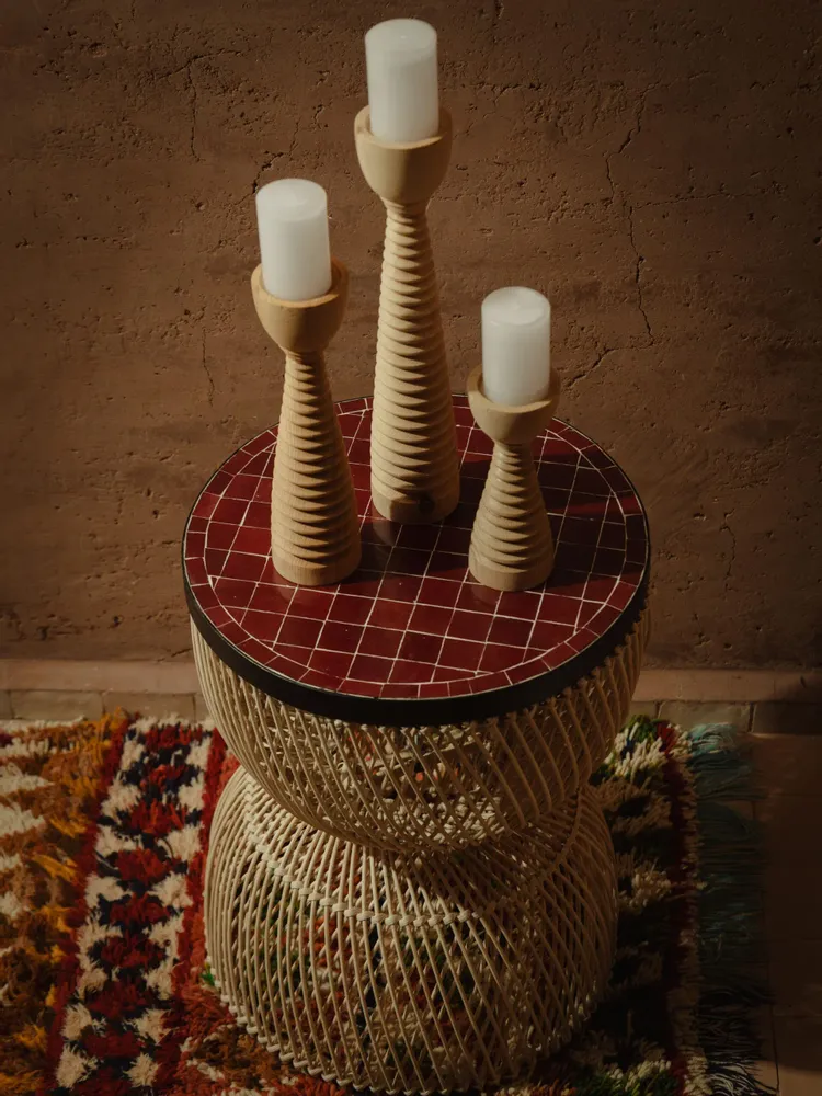 Bougeoirs et photophores  - Bougeoirs Trio Nayel - LOULE INTERIEUR