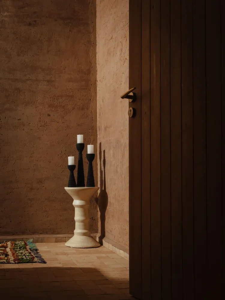 Bougeoirs et photophores  - Bougeoirs trio Raven - LOULE INTERIEUR