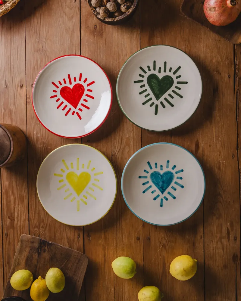 Assiettes au quotidien - Lot Assiettes Cuore - LOULE INTERIEUR