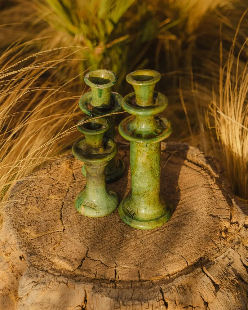 Bougeoirs et photophores  - Bougeoirs Tamegroute - LOULE INTERIEUR