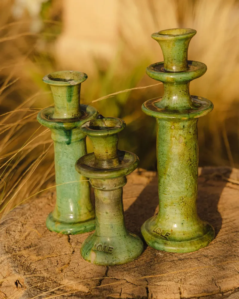 Bougeoirs et photophores  - Bougeoirs Tamegroute - LOULE INTERIEUR