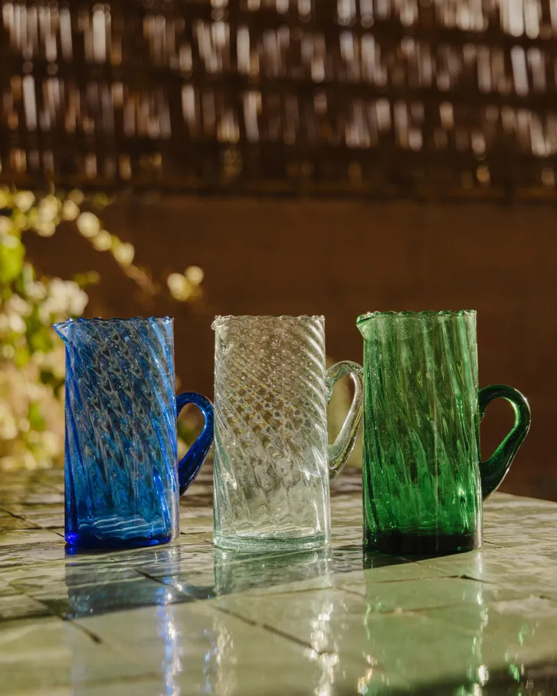 Carafes - Beldi Striated Carafe - LOULE INTERIEUR