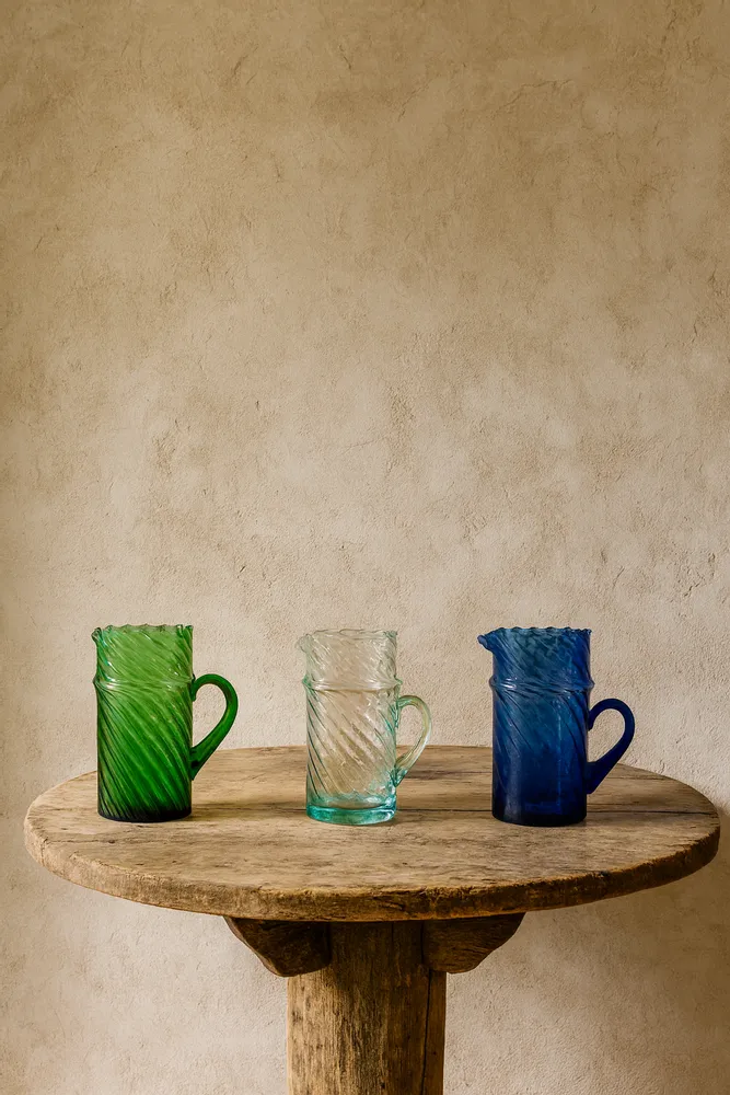 Carafes - Carafe Beldi Bok Striée - LOULE INTERIEUR