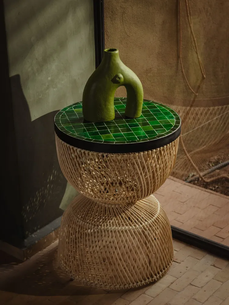 Autres tables  - Table d'appoint Palazzo vert - LOULE INTERIEUR