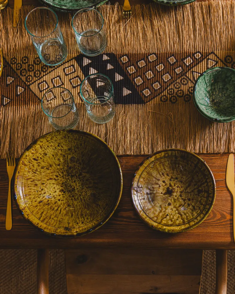 Assiettes au quotidien - Grande Assiette Tamegroute - LOULE INTERIEUR