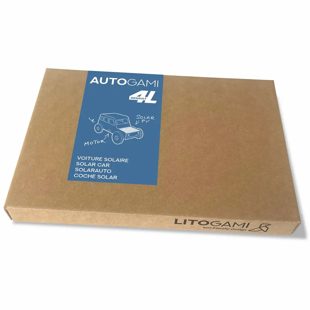 Toys - AUTOGAMI 4L RENAULT, CARS THAT RUN ON SOLAR ENERGY - LITOGAMI