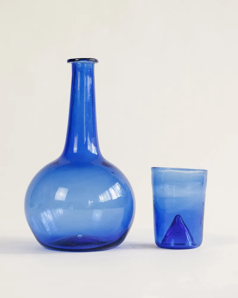 Wine accessories - Night service - blown recycled glass - ATELIER LÉTHÉ