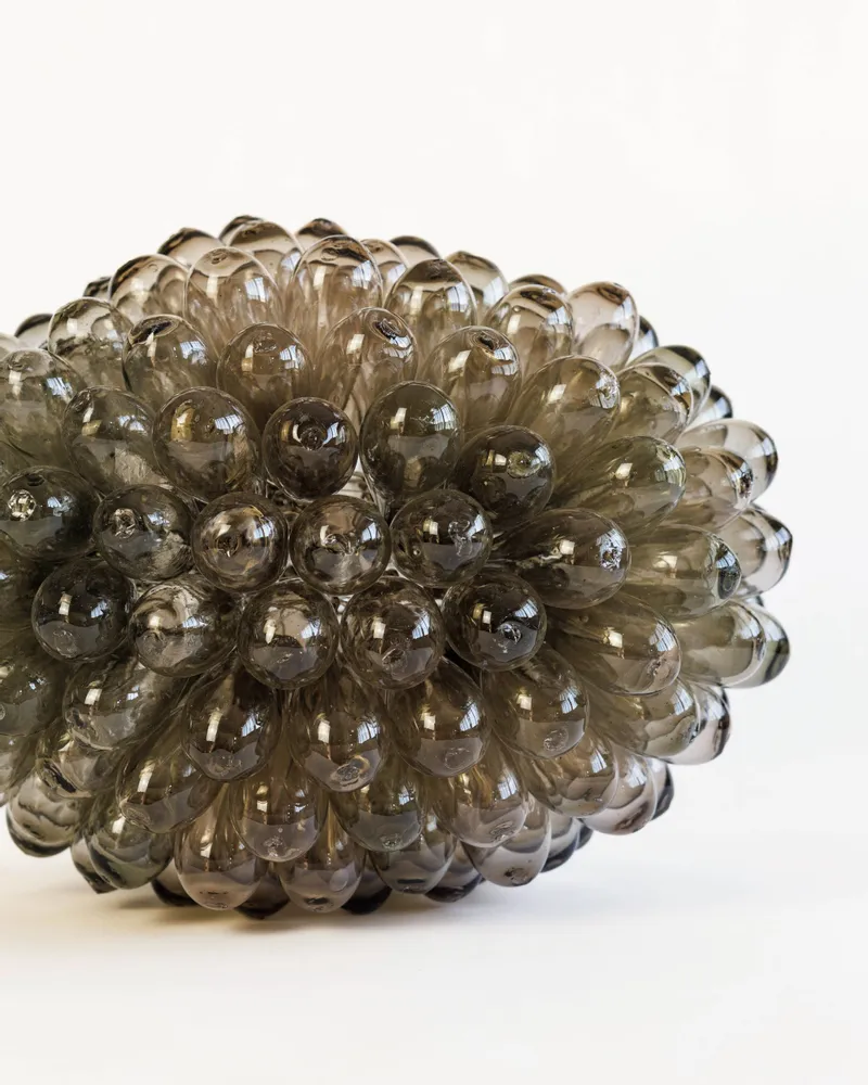 Suspensions - Lampe Grappe - lampe syrienne en verre recyclé - ATELIER LÉTHÉ