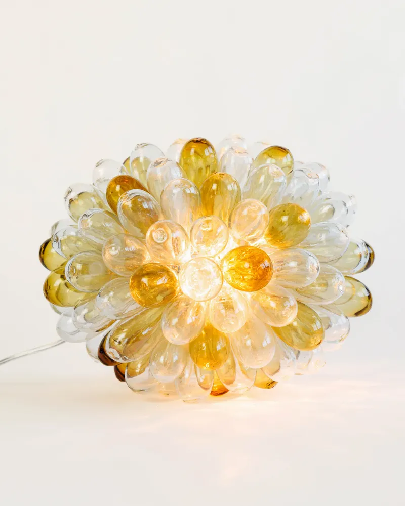 Lampes à poser - Lampe Grappe syrienne - Gouttes de verre - ATELIER LÉTHÉ