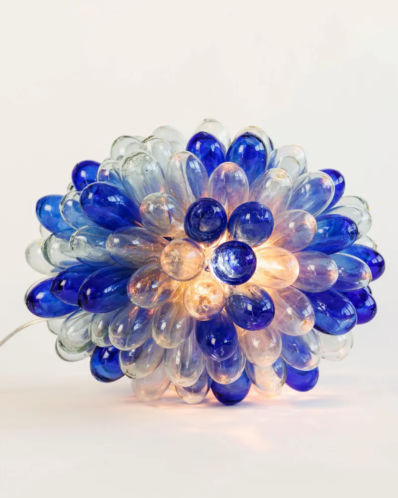 Lampes à poser - Lampe Grappe syrienne - Gouttes de verre - ATELIER LÉTHÉ