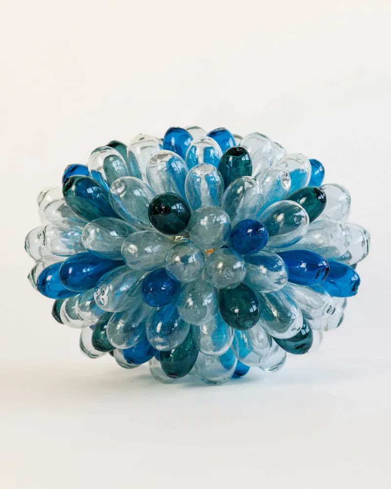 Lampes à poser - Lampe Grappe syrienne - Gouttes de verre - ATELIER LÉTHÉ