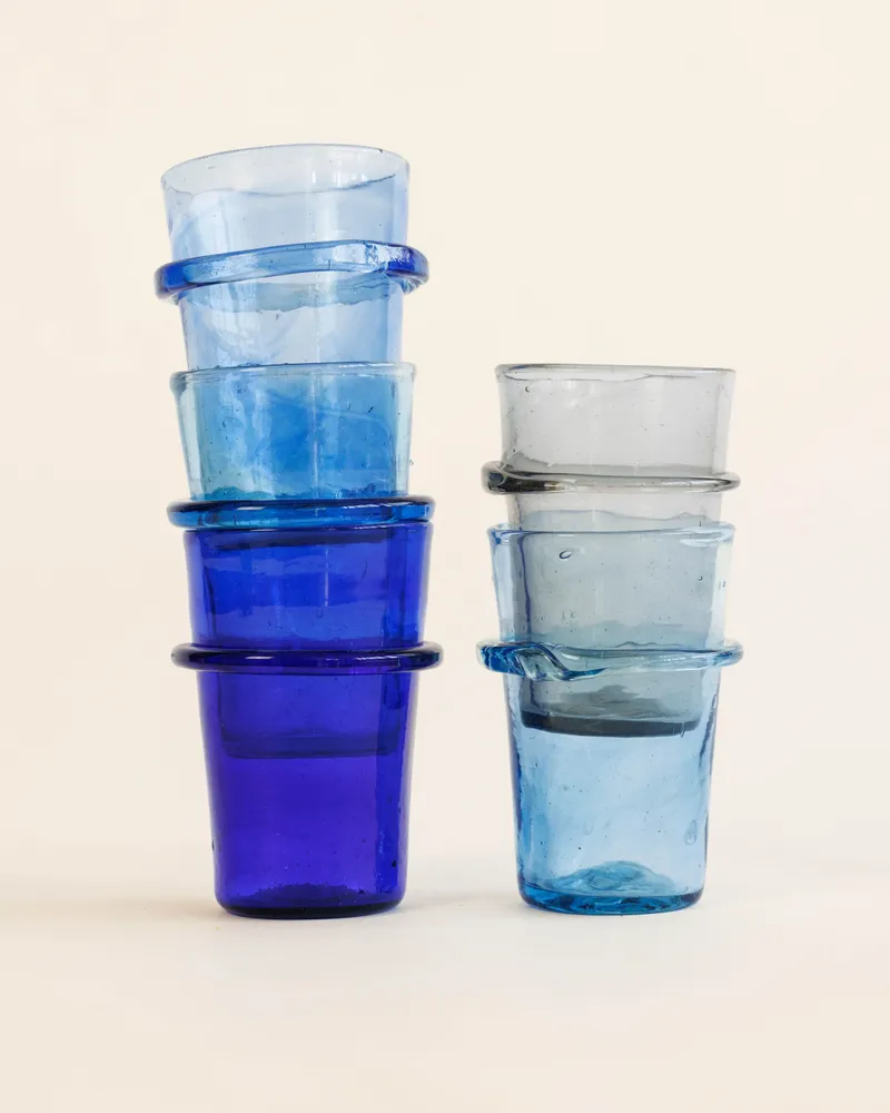 Glass - Straight glass - 100% recycled blown glass - ATELIER LÉTHÉ