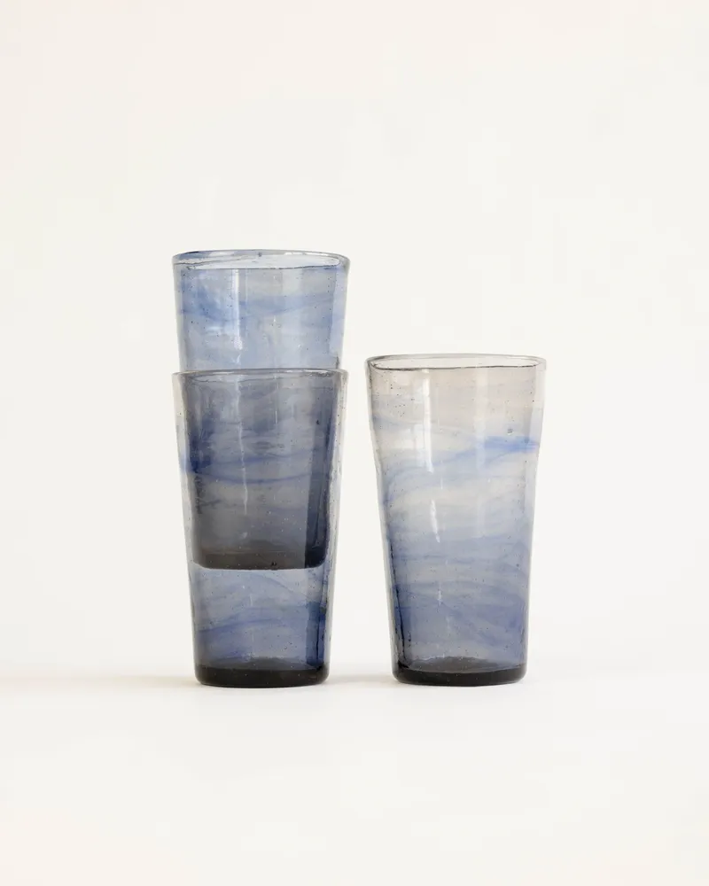 Glass - Ringed Glass - Recycled Glass - ATELIER LÉTHÉ