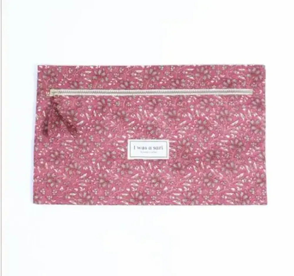 Bags and totes - Handcrafted quilted pouches - I WAS A SARI