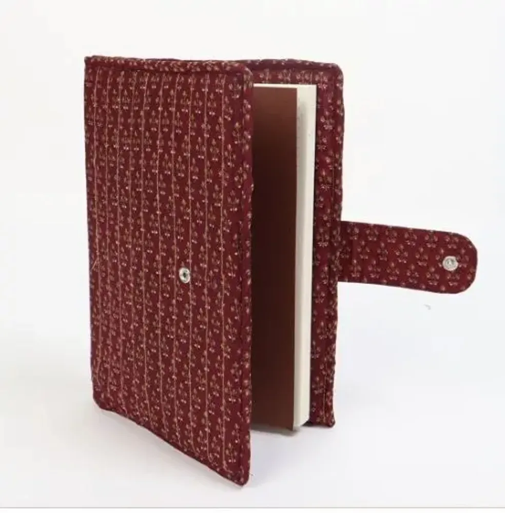 Stationery - Upcycled notebooks with sari fabric covers and recycled paper - I WAS A SARI