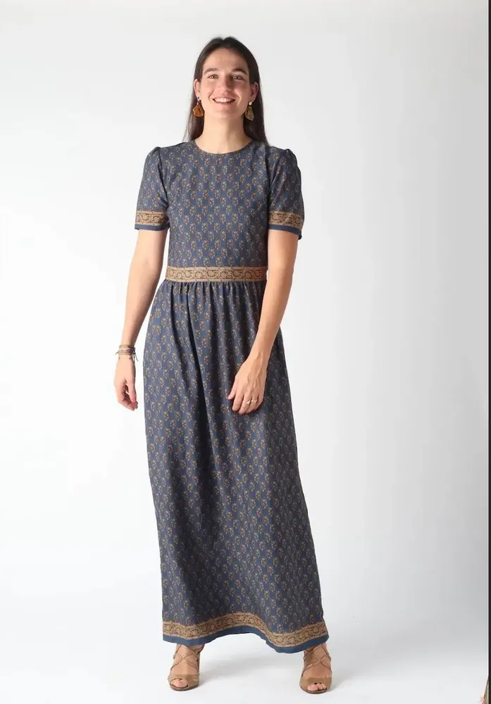 Prêt-à-porter - Robes maxi, uniques en leur genre, fabriquées à partir de saris d'occa - I WAS A SARI