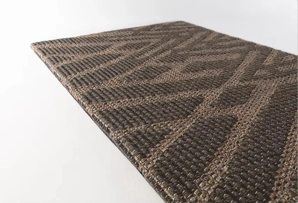 Tapis - Tapis Nomad Brun en Laine et lin - COCONO