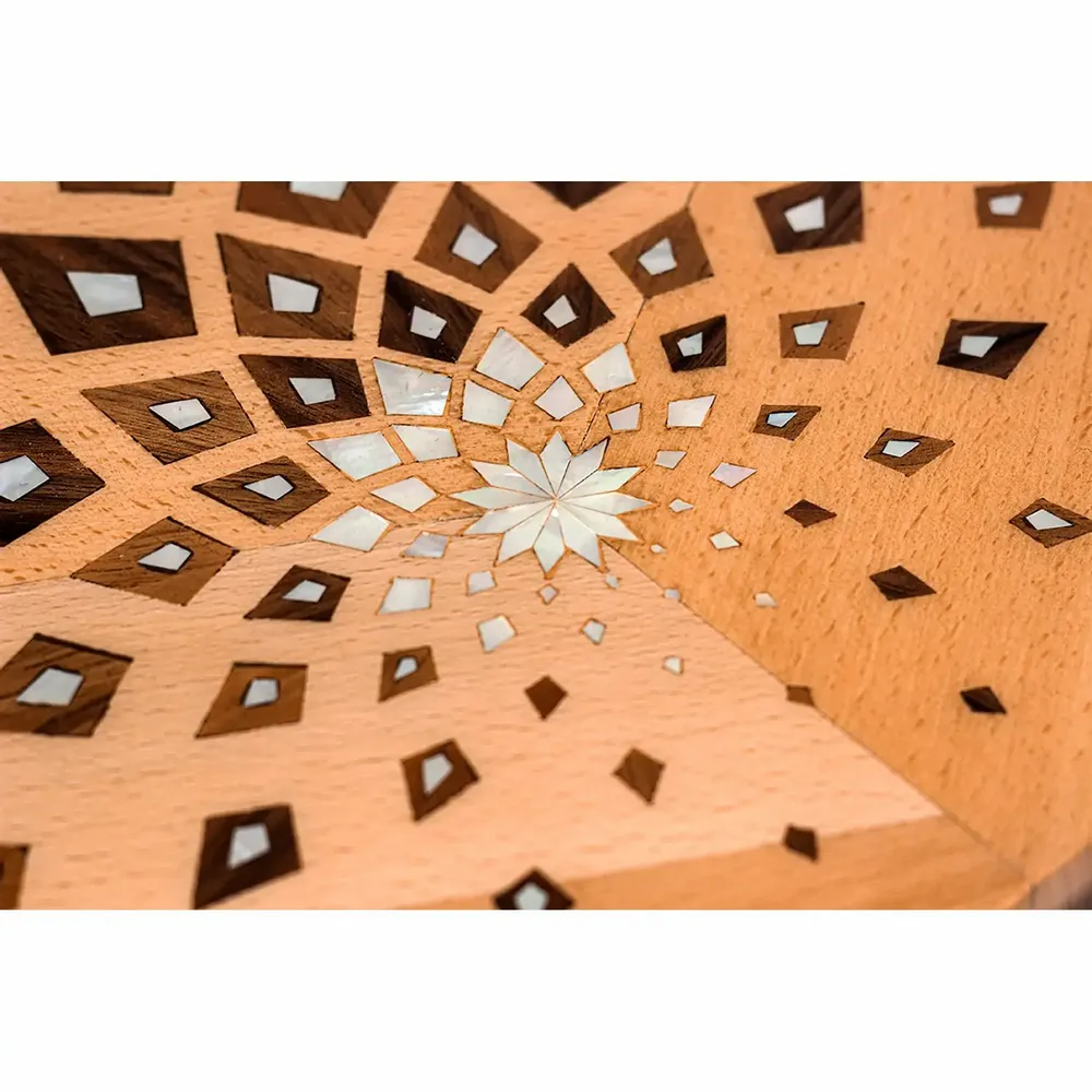 Autres tables  - Harmonic - Table - Bois de Hêtre et Noyer avec Nacre - DAMJ