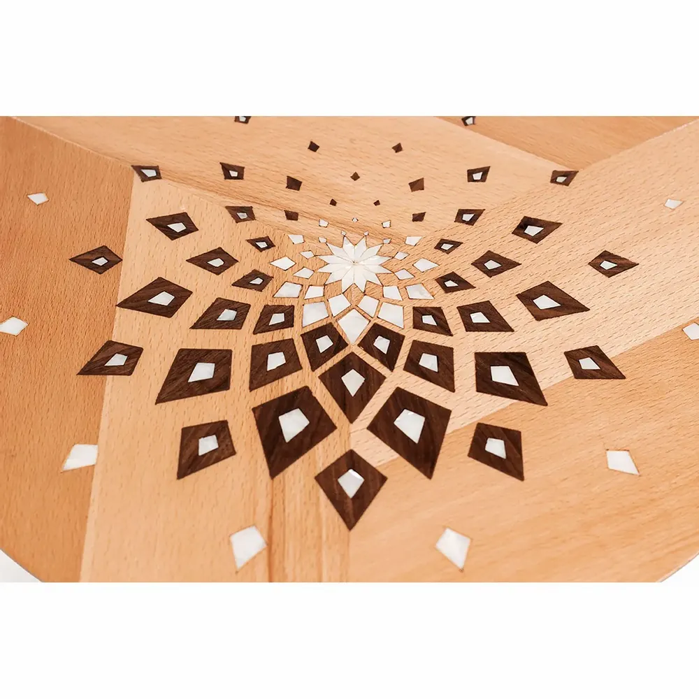 Autres tables  - Harmonic - Table - Bois de Hêtre et Noyer avec Nacre - DAMJ