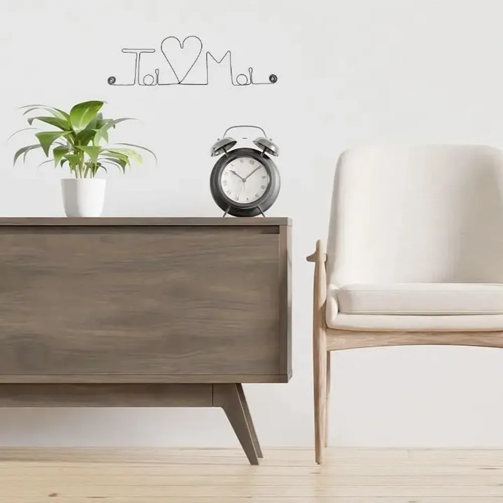 Other wall decoration - Wire decoration\" You ♥ ︎ Me\” - Valentine's Day - BIJOUX DE MUR