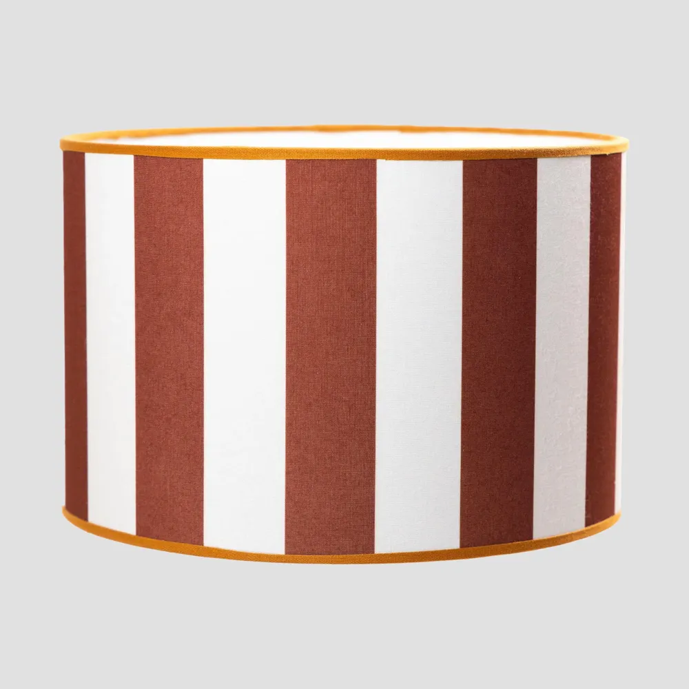Blinds - Lampshade - Righe Marroni - 30 cm - FURIA LIVING