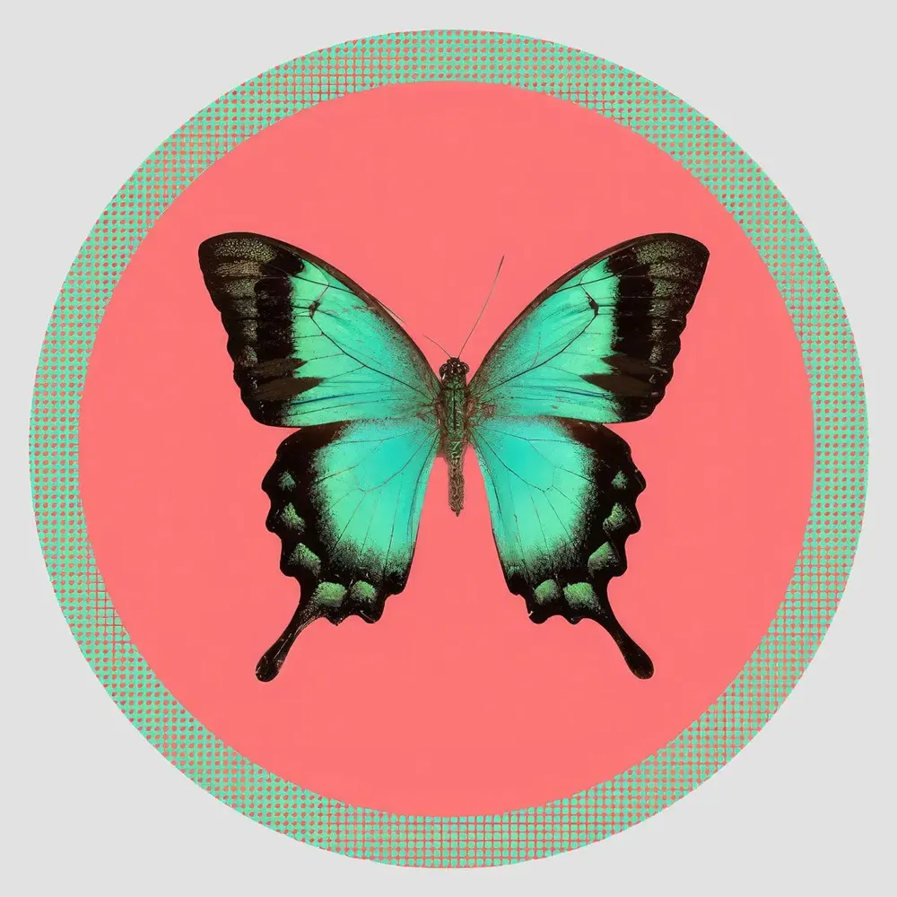 Dessous de plat - Dessous de verre - Farfalla 2.0 Sottobicchiere Rotondo - #04 - FURIA LIVING