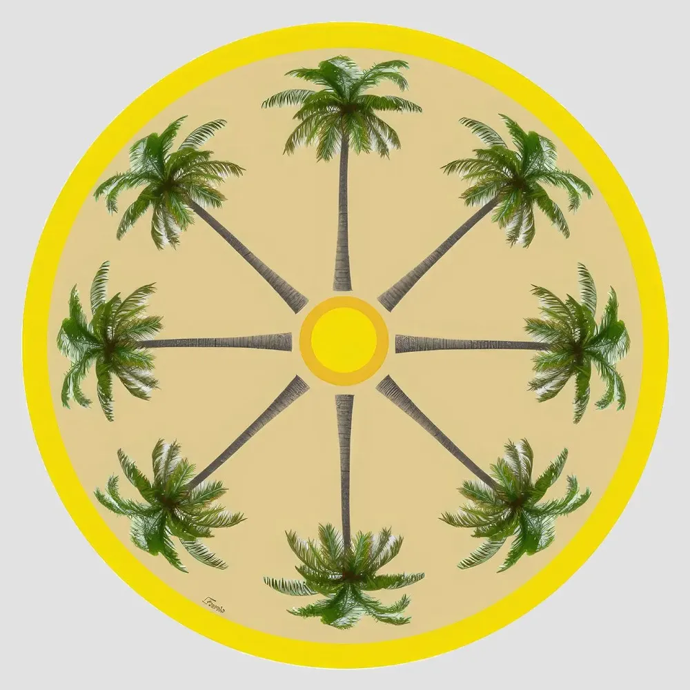 Dessous de plat - Dessous de bouteille - Palma Sottobottiglia Rotondo - #03 - FURIA LIVING