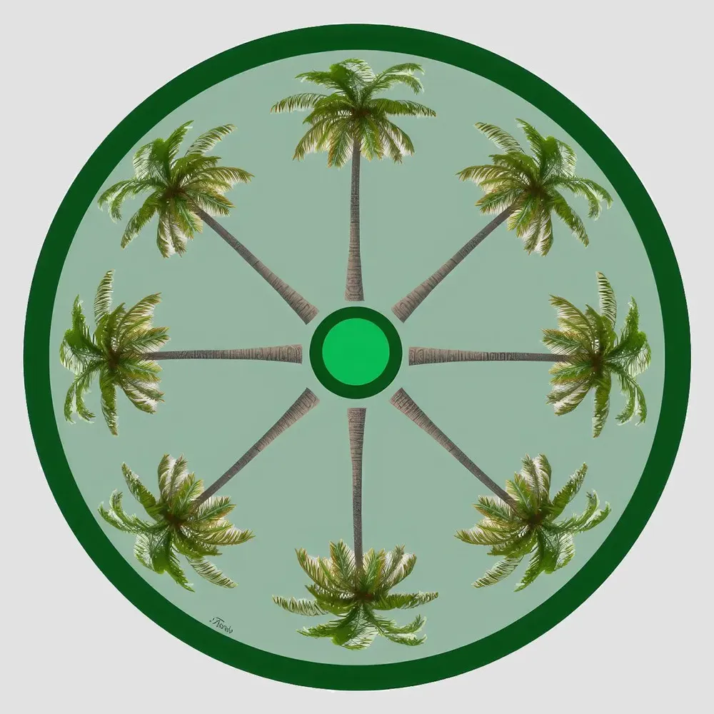 Dessous de plat - Dessous de bouteille - Palma Sottobottiglia Rotondo - #06 - FURIA LIVING