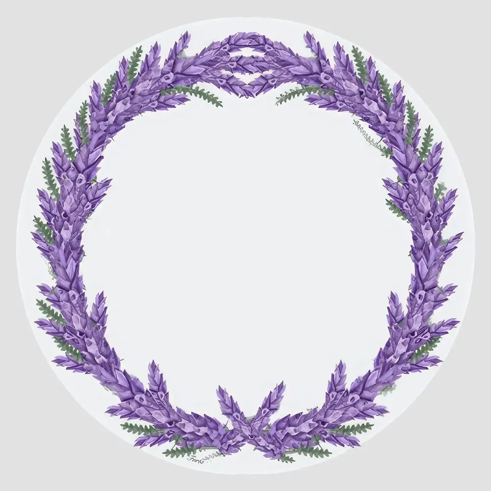 Table mat - Coasters - Girofiori Sottobicchiere Rotondo - #04 - FURIA LIVING