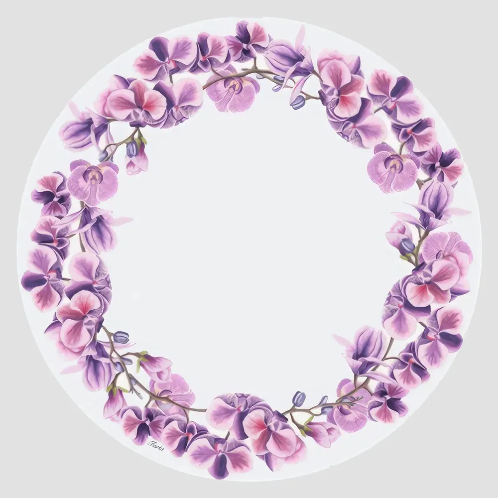 Sets de table - Sets de table - Girofiori Sottopiatto Rotondo - #03 - FURIA LIVING