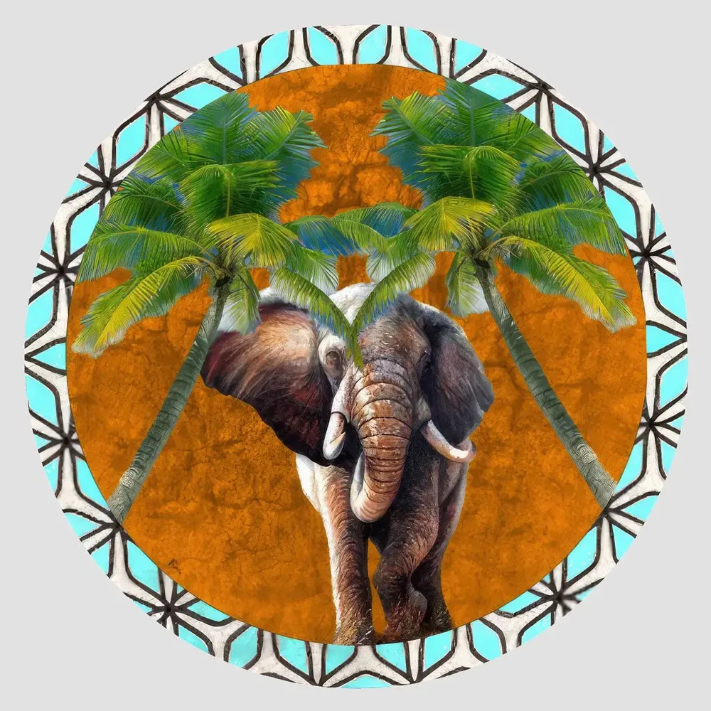 Placemats - placemats - Savana Sottopiatto Rotondo - #02 - FURIA LIVING