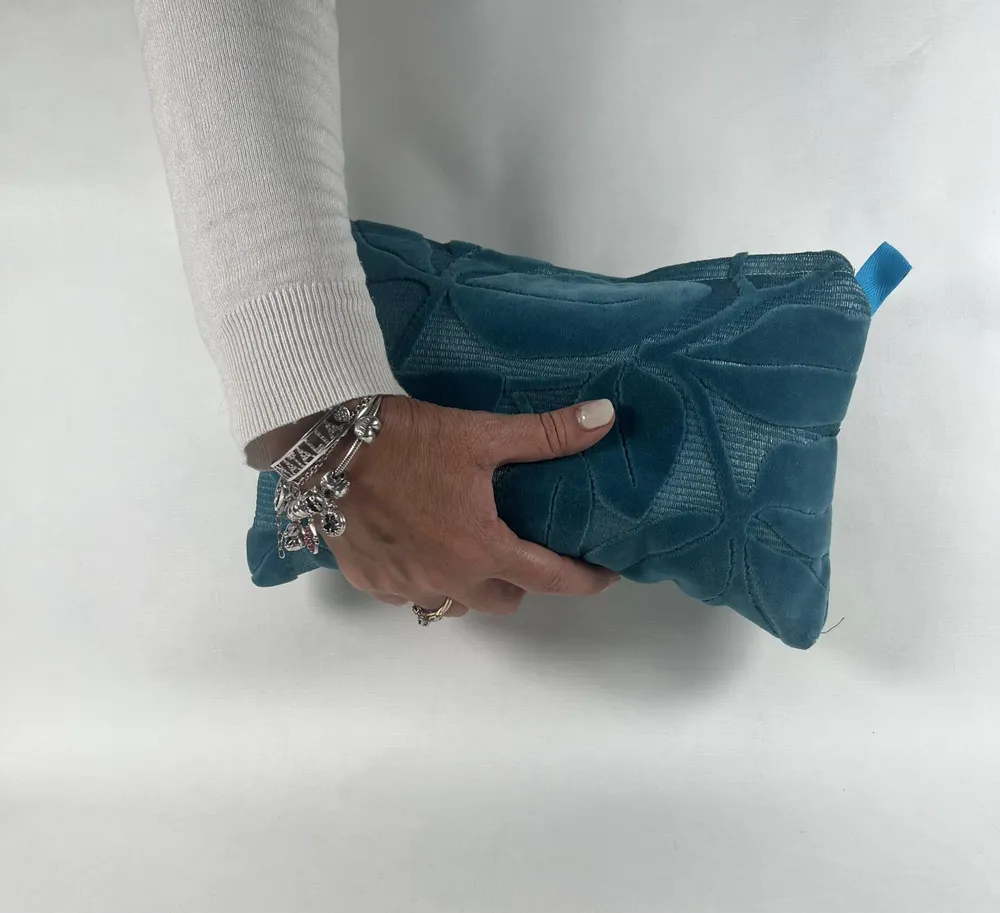 Pochettes - Plaque inférieure ronde - Pochette natura blu - FURIA LIVING