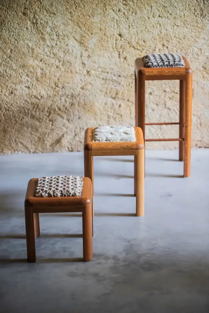 Tabourets - Tabouret modulable table - CLAIRE SALIN