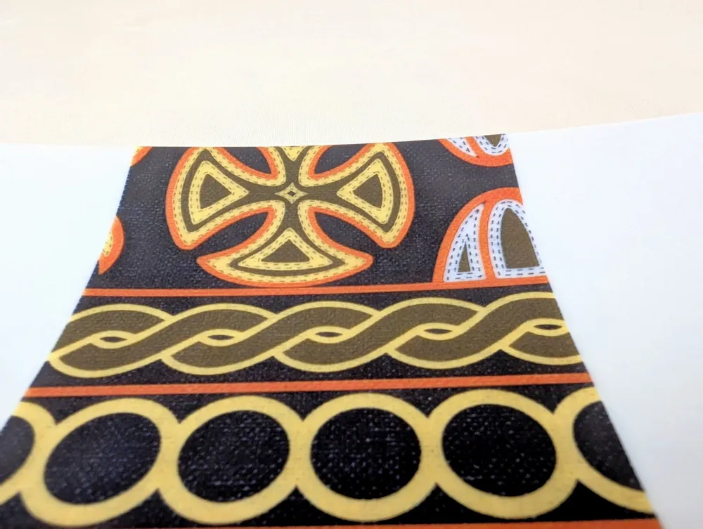 Gifts - Limited Edition: Set of 6 Customizable Square Plates – Ndop Black Pattern, Unique Cameroonian Craftsmanship - KEMI HOME ART