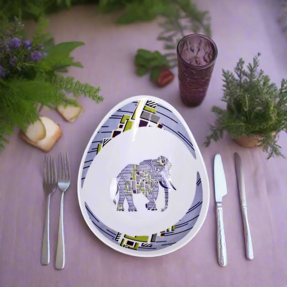 Gifts - Wax 'Apple of Discord' Porcelain Plates – Set of 6 Customizable Pieces, Handcrafted French Manufacturing - KEMI HOME ART