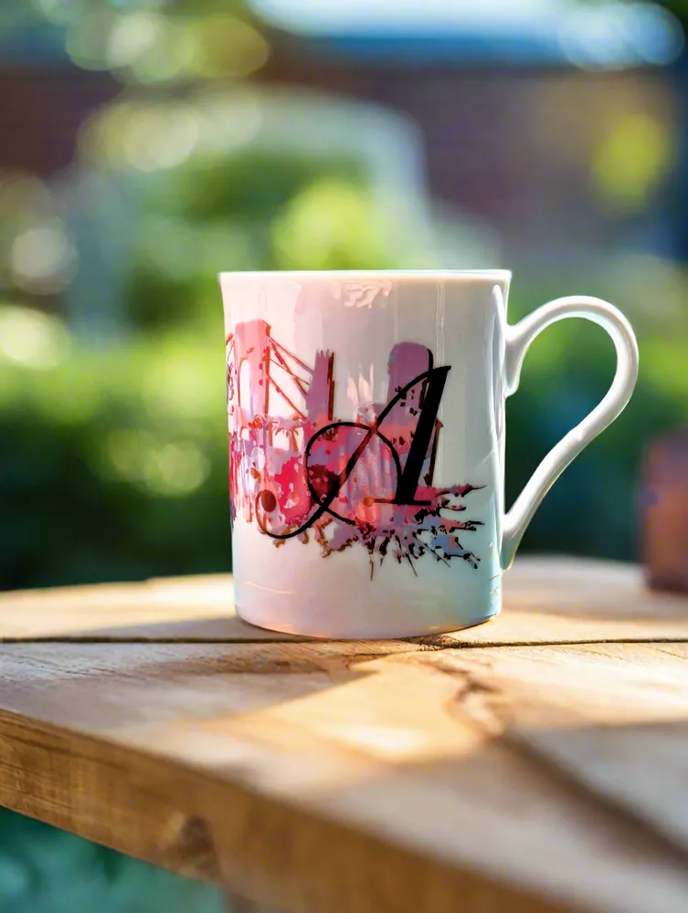 Gifts - Customizable « Violet Heritage » Mug - Celebrate 140 Years of Alfortville with Style and Originality - KEMI HOME ART