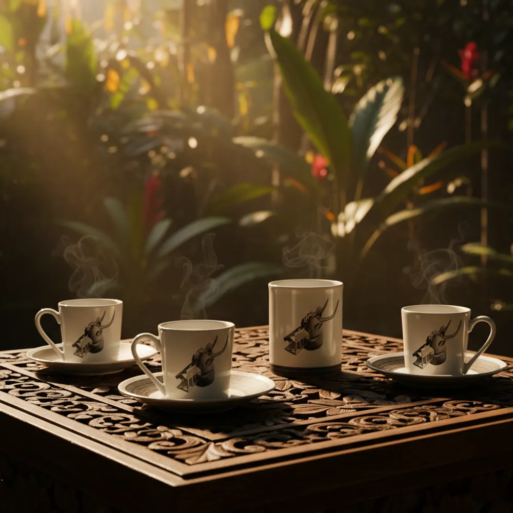 Cadeaux - Tasse ou Mug Sénoufo Personnalisable : Porcelaine Française et Motif Africain Unique - Esprit Waniugo en Édition Limitée - KEMI HOME ART