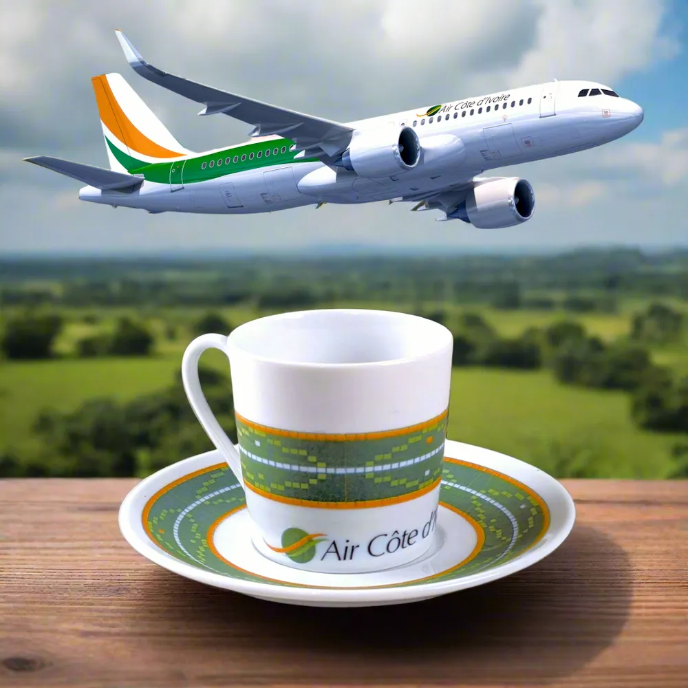 Gifts - Elegant Customizable Coffee Cup in Fine Porcelain - Wax Wedding Flowers Bordeaux Red Motif - Unique Handcrafted Piece Made to Order - KEMI HOME ART