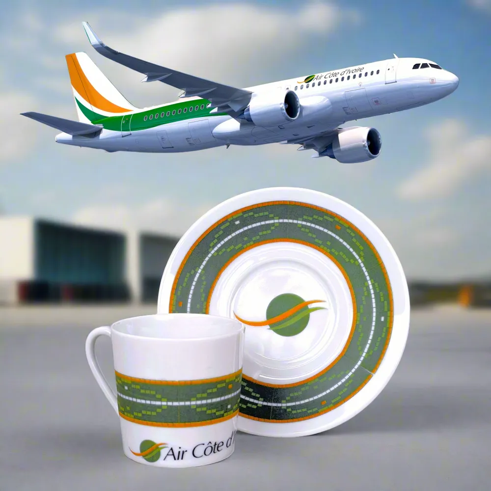 Gifts - Elegant Customizable Coffee Cup in Fine Porcelain - Wax Wedding Flowers Bordeaux Red Motif - Unique Handcrafted Piece Made to Order - KEMI HOME ART