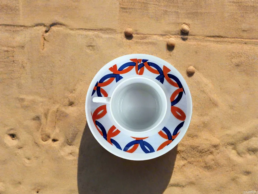 Gifts - Olympic WAX Sparkle: French Fine Porcelain Cup & Saucer - Fully Customizable! - KEMI HOME ART