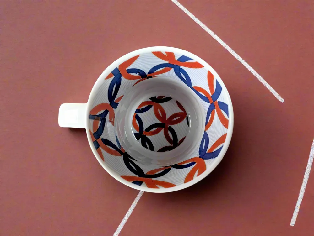 Cadeaux - Mug Artistique en Porcelaine Française : Extérieur Granité, Intérieur WAX Jeux Olympiques - Personnalisable à l'Infini ! - KEMI HOME ART