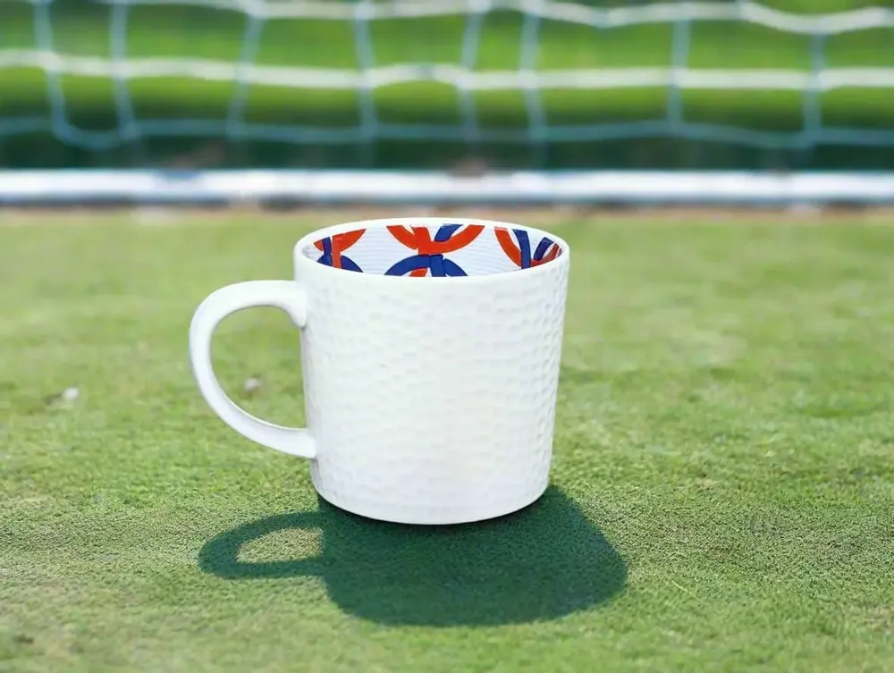 Cadeaux - Mug Artistique en Porcelaine Française : Extérieur Granité, Intérieur WAX Jeux Olympiques - Personnalisable à l'Infini ! - KEMI HOME ART