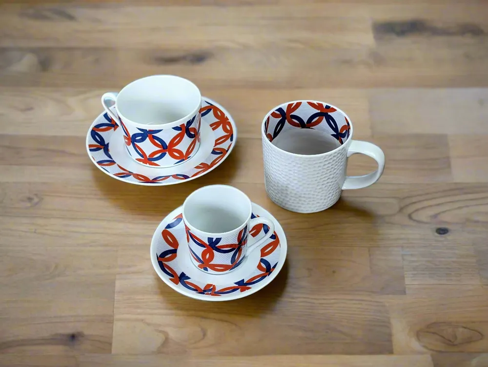 Cadeaux - Mug Artistique en Porcelaine Française : Extérieur Granité, Intérieur WAX Jeux Olympiques - Personnalisable à l'Infini ! - KEMI HOME ART