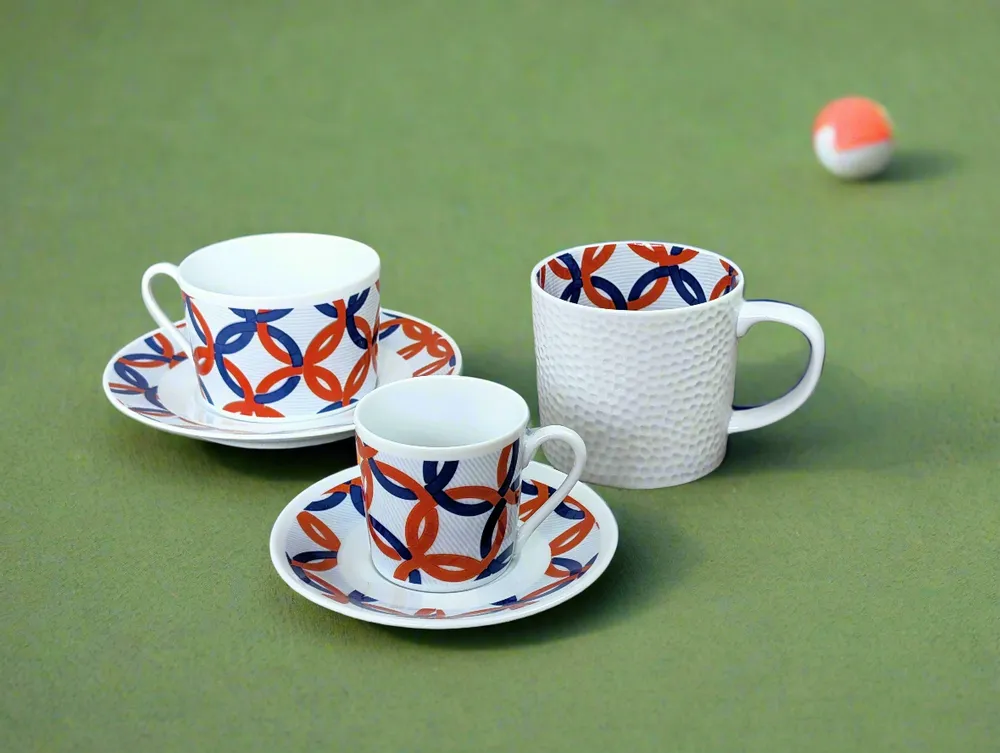 Cadeaux - Mug Artistique en Porcelaine Française : Extérieur Granité, Intérieur WAX Jeux Olympiques - Personnalisable à l'Infini ! - KEMI HOME ART