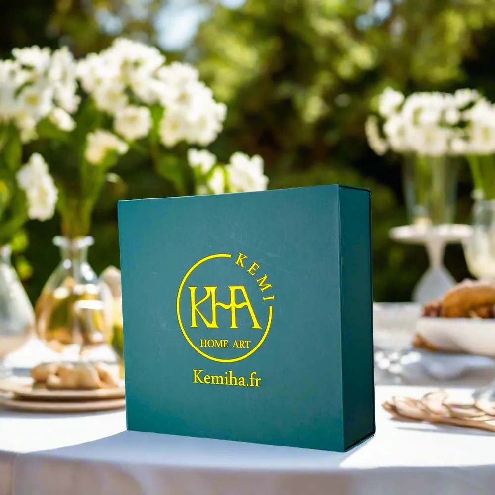 Gifts - Baoulé Awakening: Customizable French Porcelain Breakfast Set – Bowl, Plate & Mug with Sacred Elephant Motifs - KEMI HOME ART