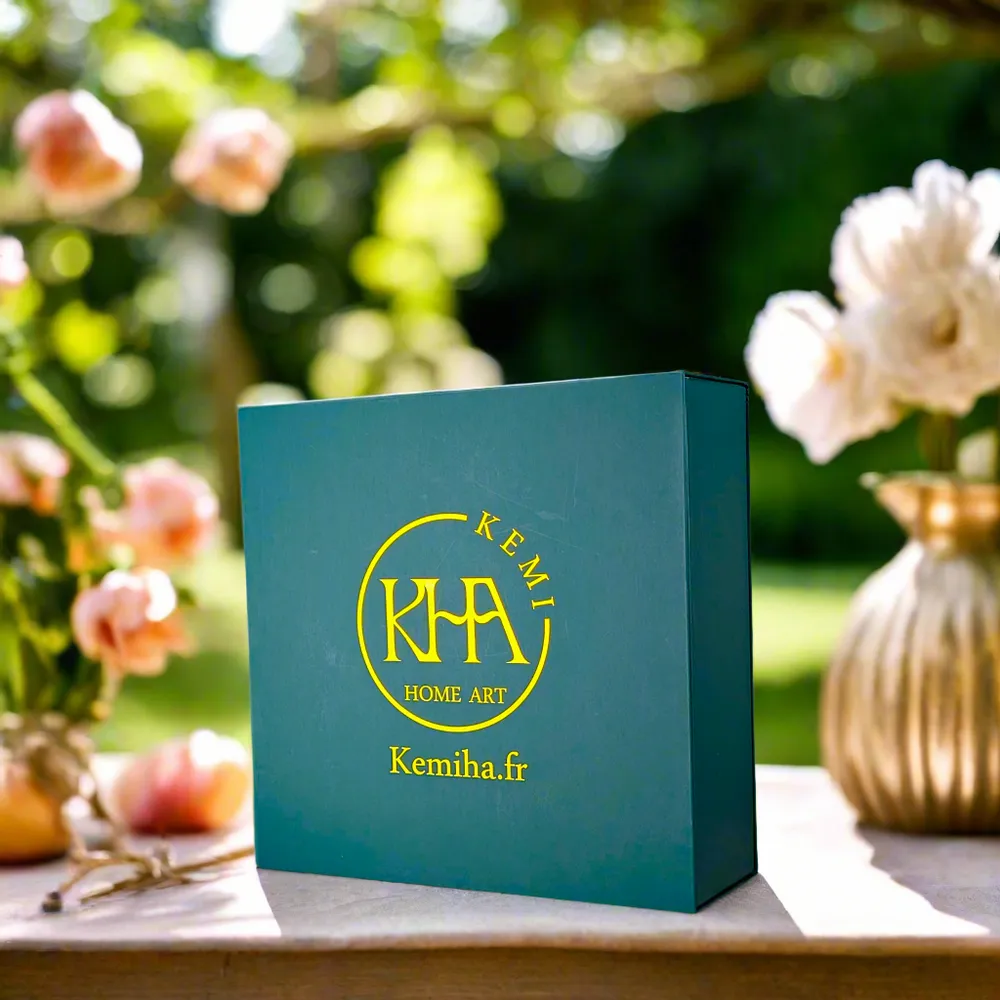 Cadeaux - Éveil Matinal en Porcelaine : Coffret Petit Déjeuner Personnalisable aux Motifs Adinkra, Artisanat Français Unique - KEMI HOME ART