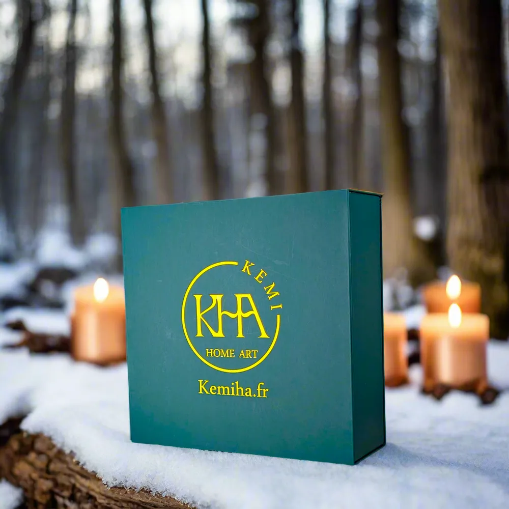 Gifts - Indigo Awakening: Customizable French Porcelain Breakfast Set – Plate, Cup & Mug in Limited Edition - KEMI HOME ART